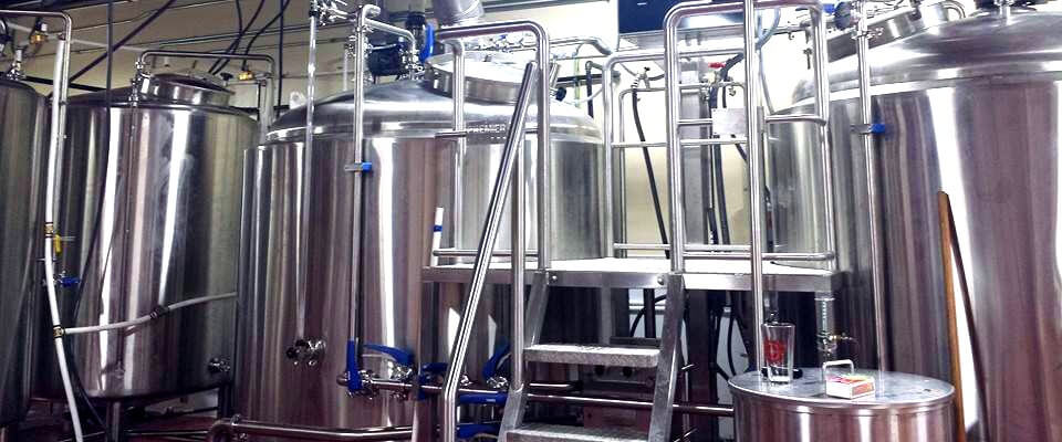 Seven Arrows brewhouse vats